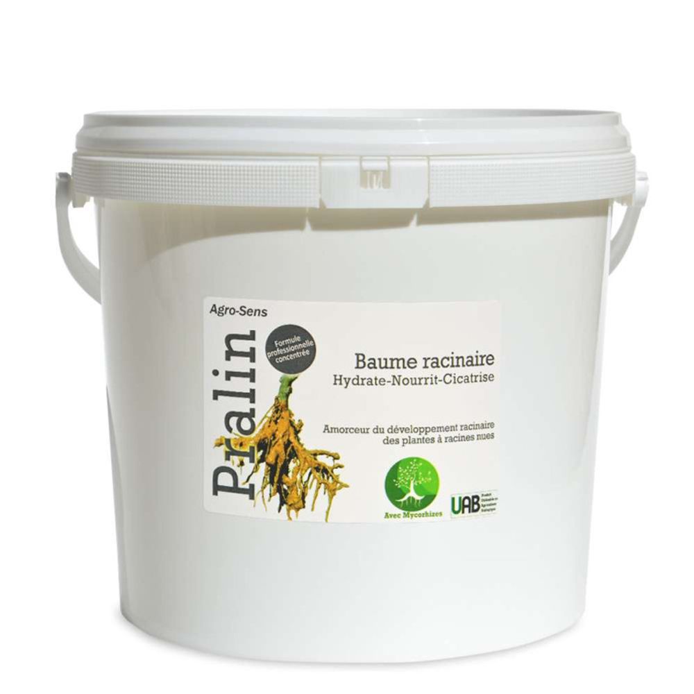 Pralin enrichi en mycorhizes - agro sens - seau 5,6 kg de poudre pour 7 litres de pralin