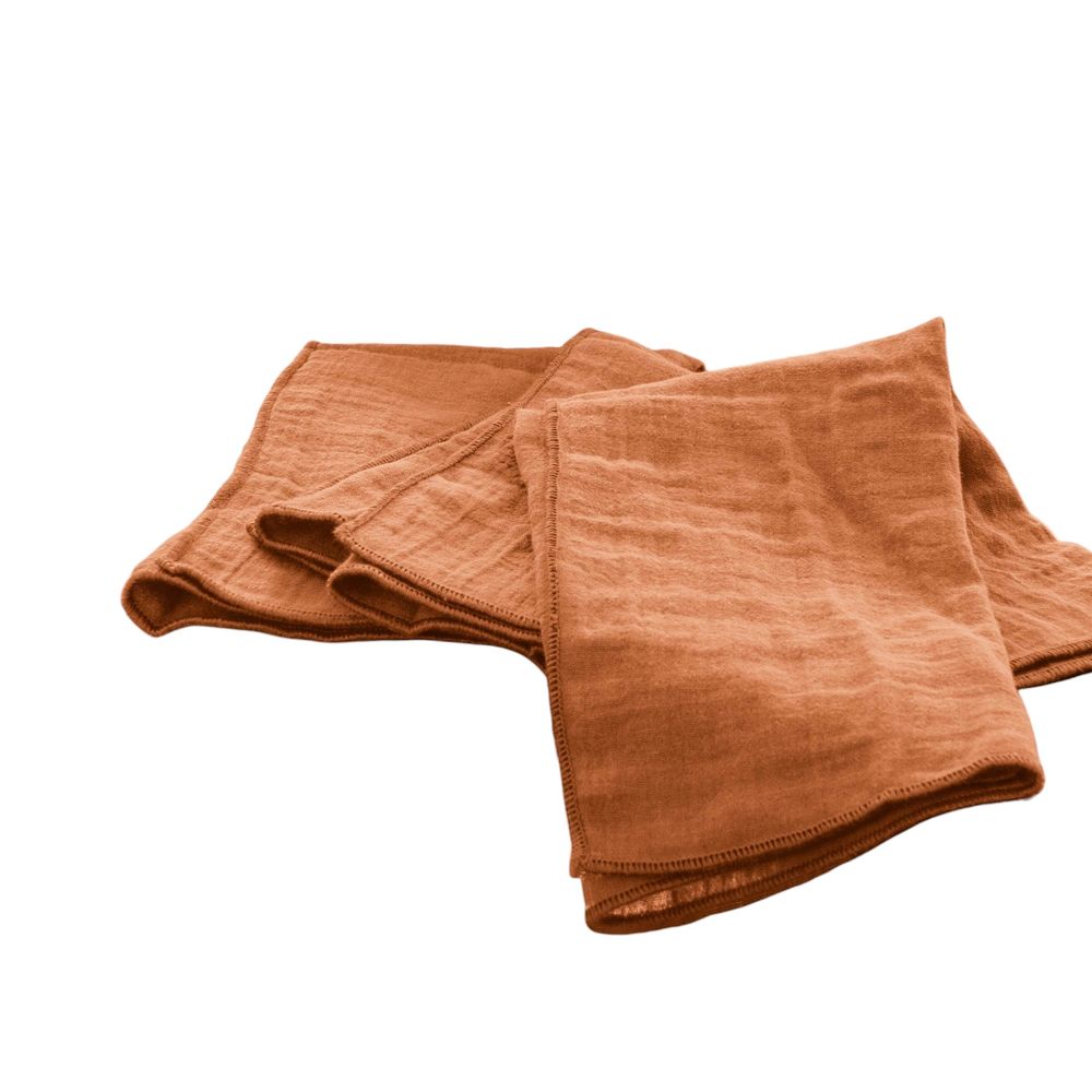 3 serviettes de table gaia