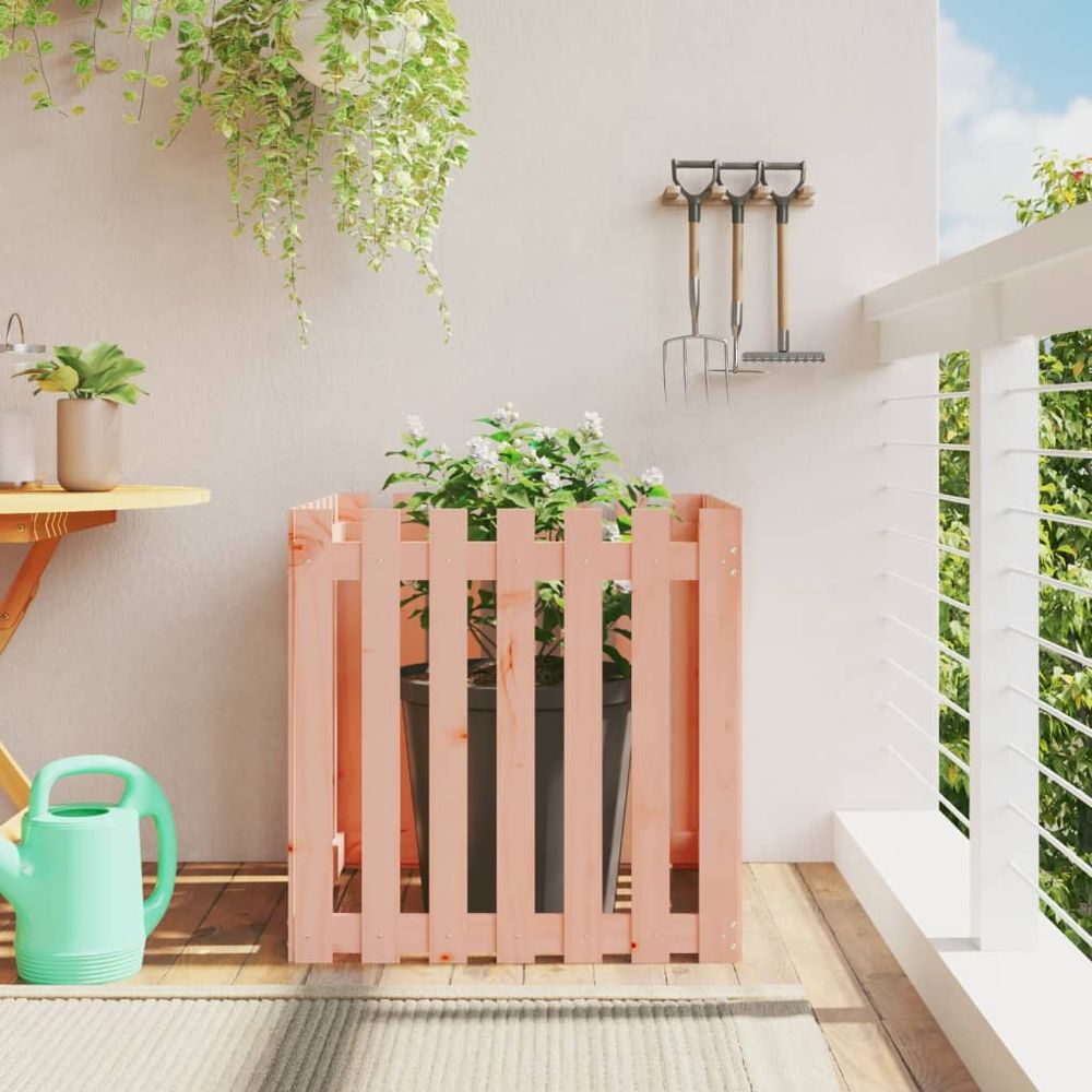 Bac à fleurs géant 70cm en bois de douglas massif durable