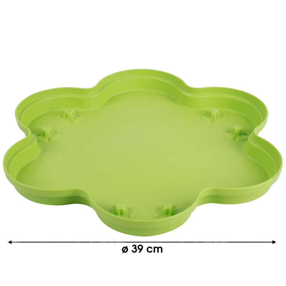 Porte plante plastique roma trio anis d39 cm