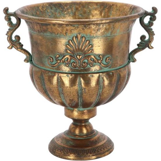 Vase en métal vieilli médicis modèle 3