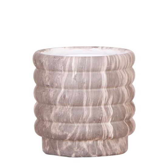 Cache-pot marble foncé - ø9 cm