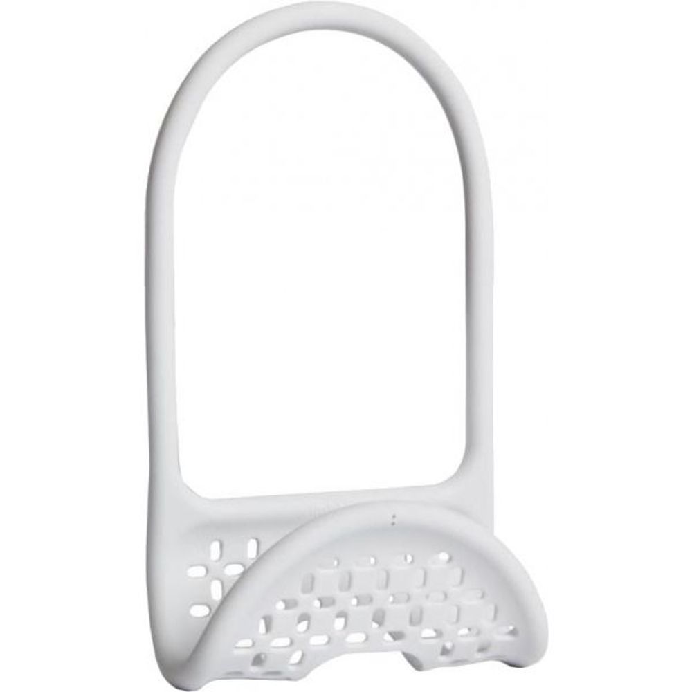 Support accessoires robinet blanc