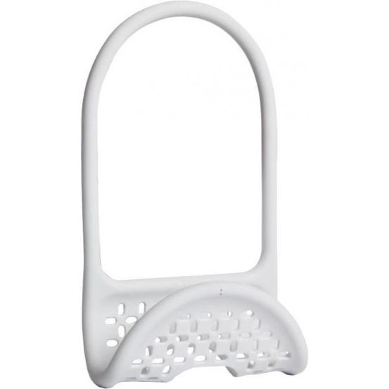 Support accessoires robinet blanc