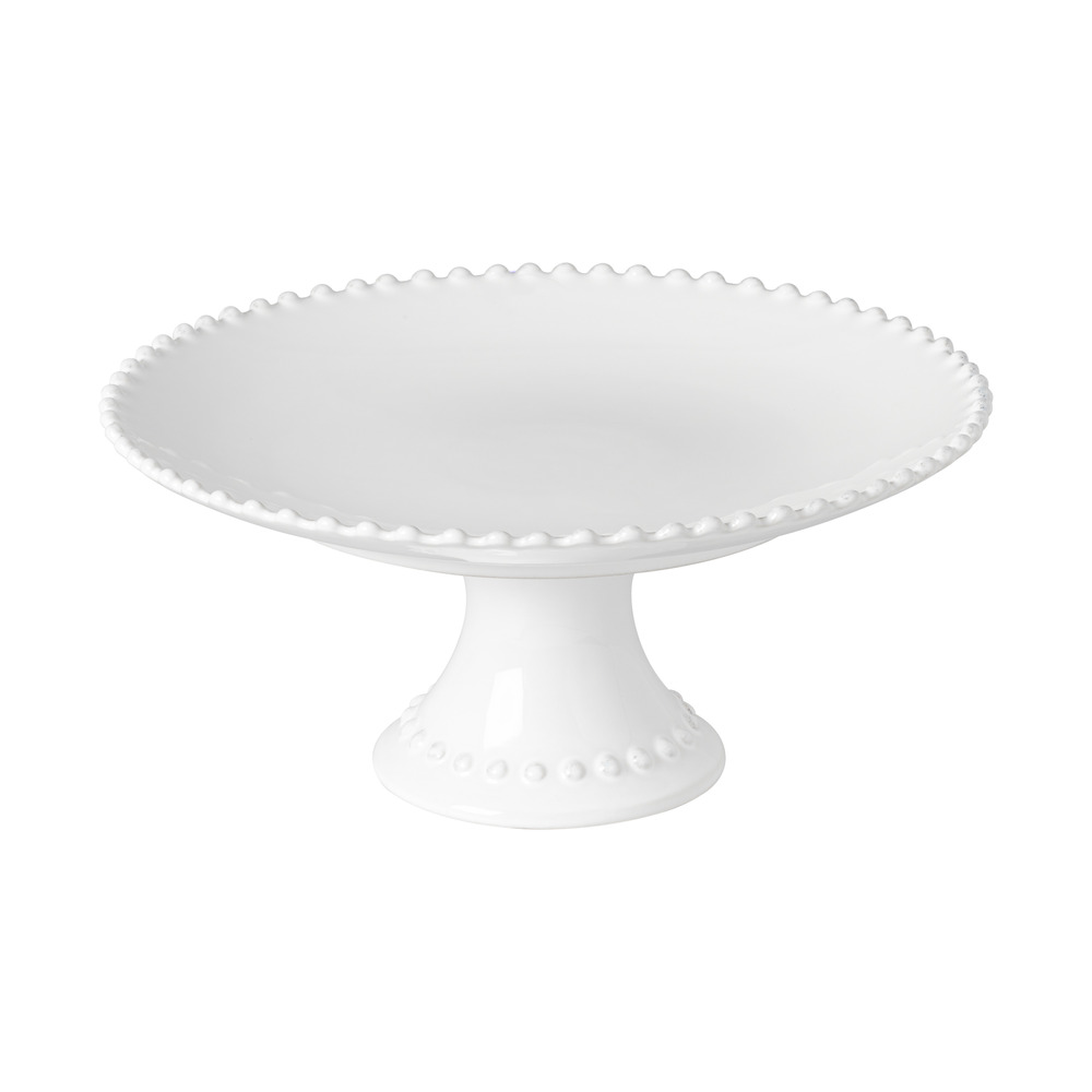 Présentoir à gâteau ø 28,4 cm pearl blanc - costa nova