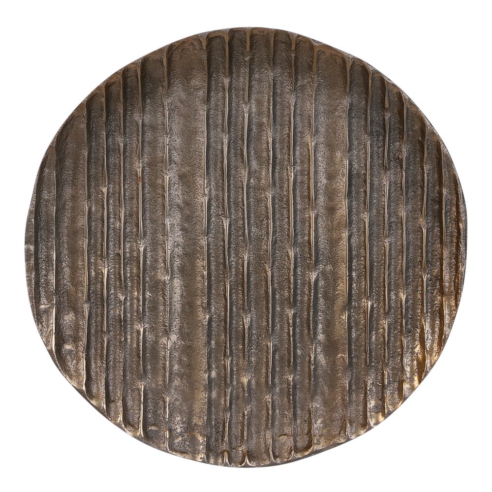 Casa vivante calabria assiette décorative ø27 cm or foncé