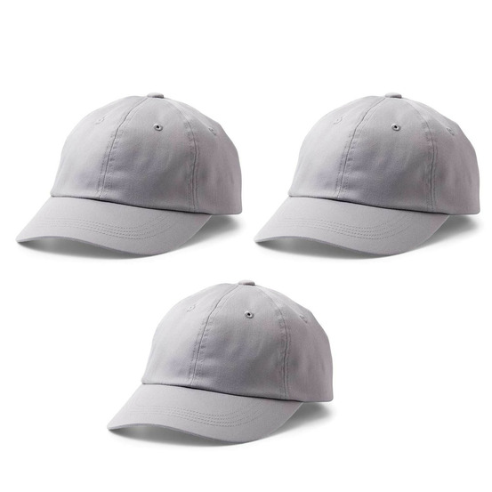 3 casquettes grises à customiser - cricut