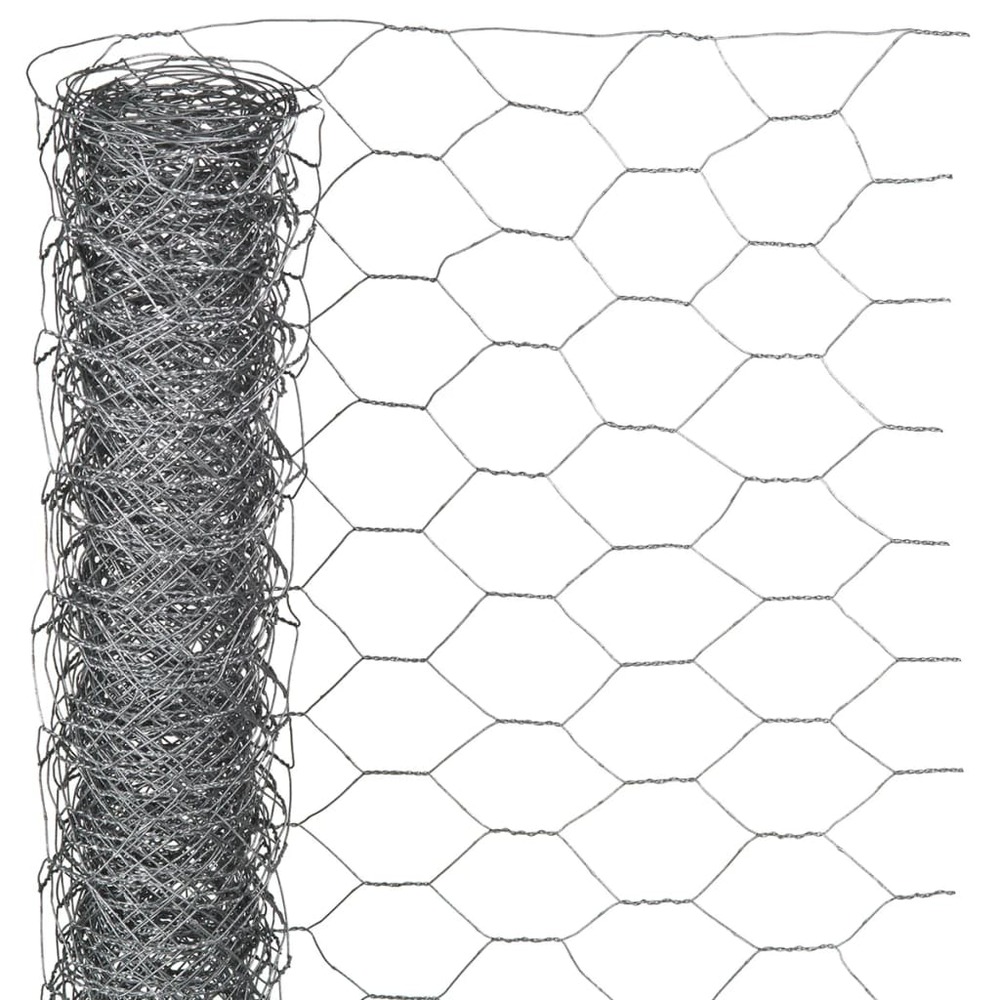 Nature grillage métallique hexagonal 1 x 10 m 25 mm acier galvanisé
