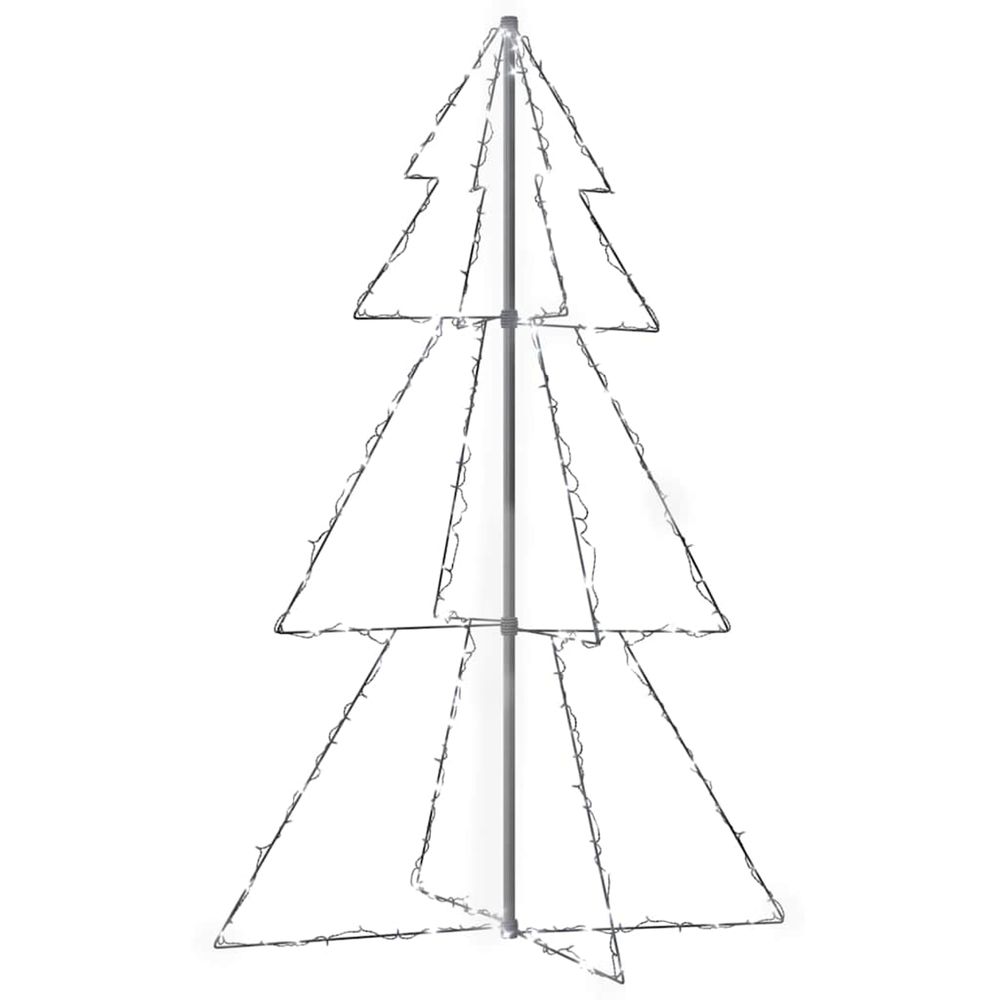 Arbre de noël cône 200 led d'intérieur/d'extérieur 98x150 cm