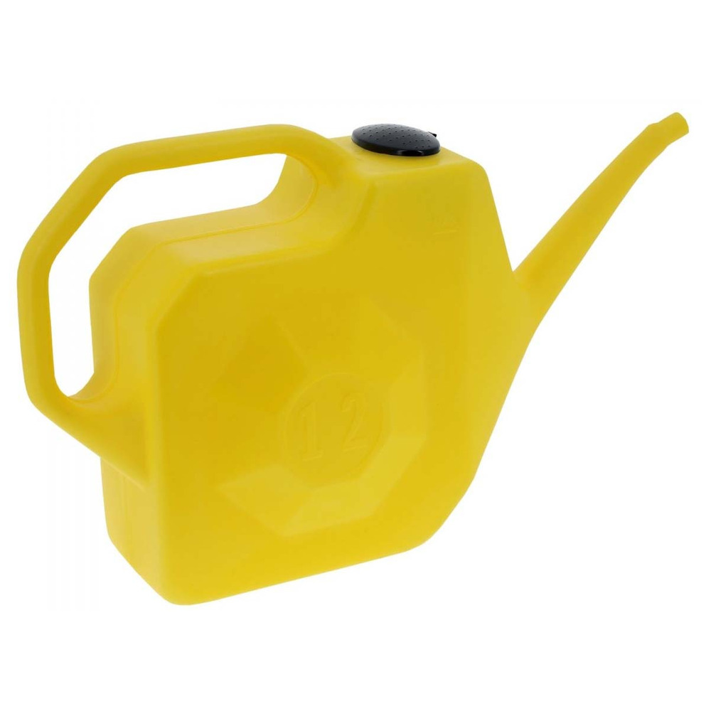 Arrosoir en plastique coloré 12 litres jaune