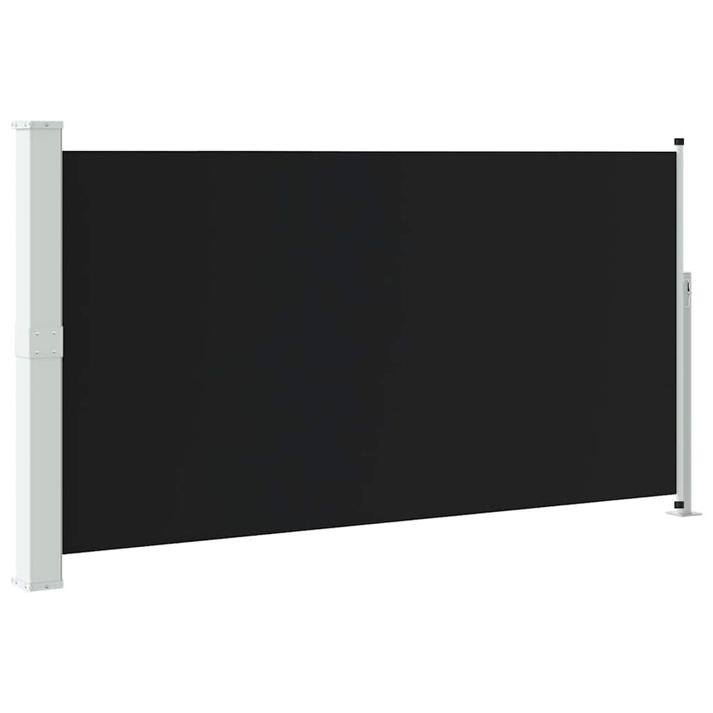 Auvent latéral de patio 160x300 cm noir