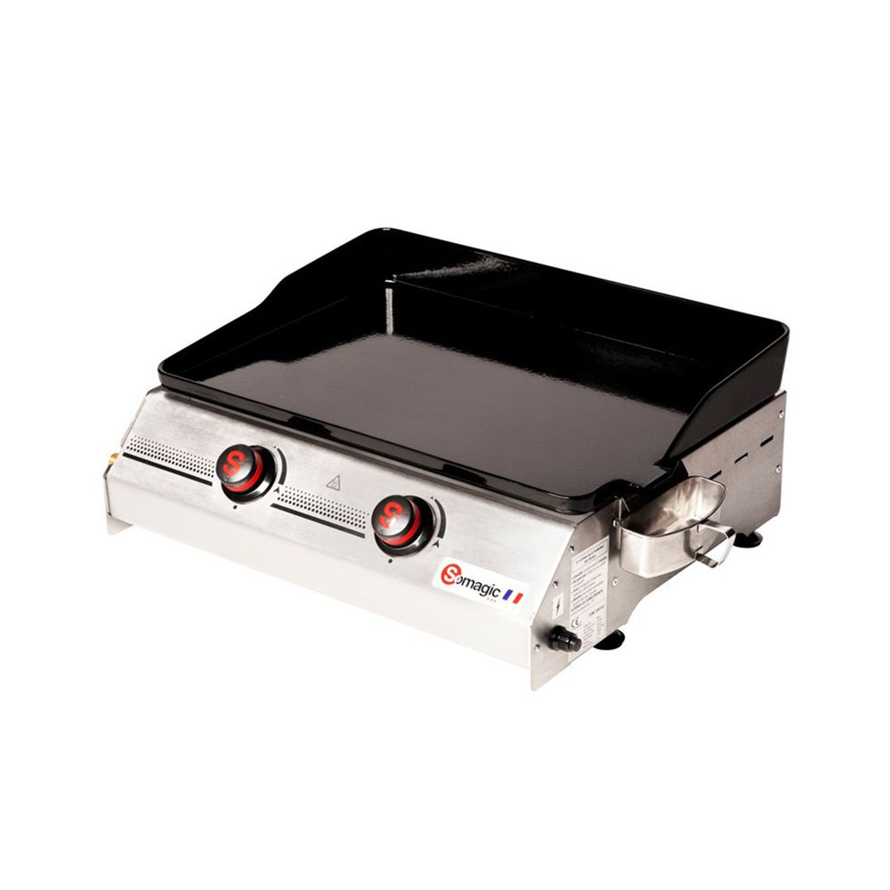 Plancha gaz 2 brûleurs so premium