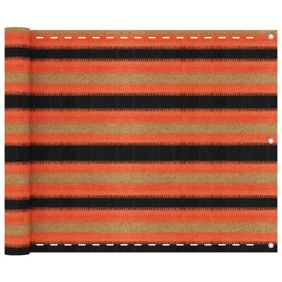 Écran de balcon multicolore 75x400 cm pehd