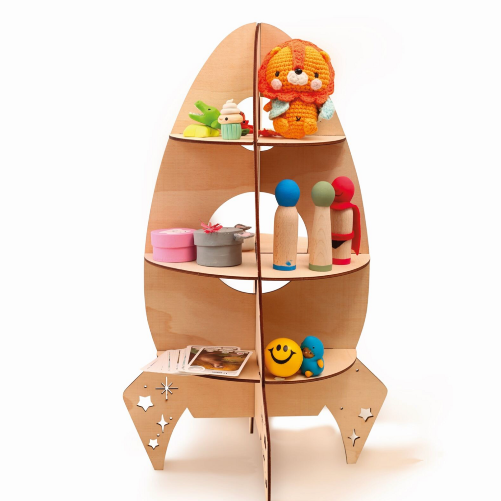 Etagère fusée à construire