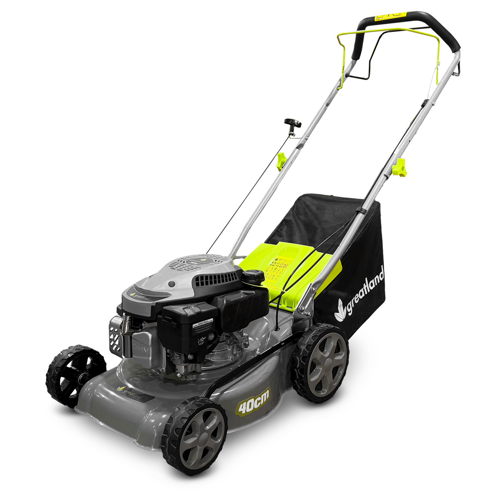 Tondeuse thermique tractée 144 cc - 400mm - bac 40 litres