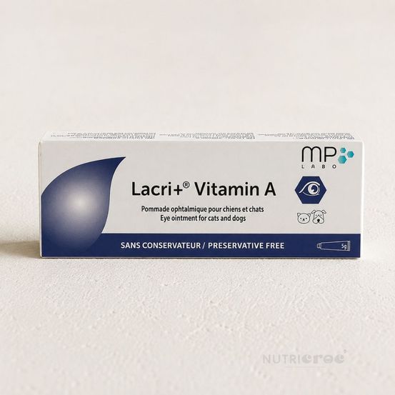 Mp labo lacri+ vitamine a pommade oculaire chien et chat - 5 g 5 g