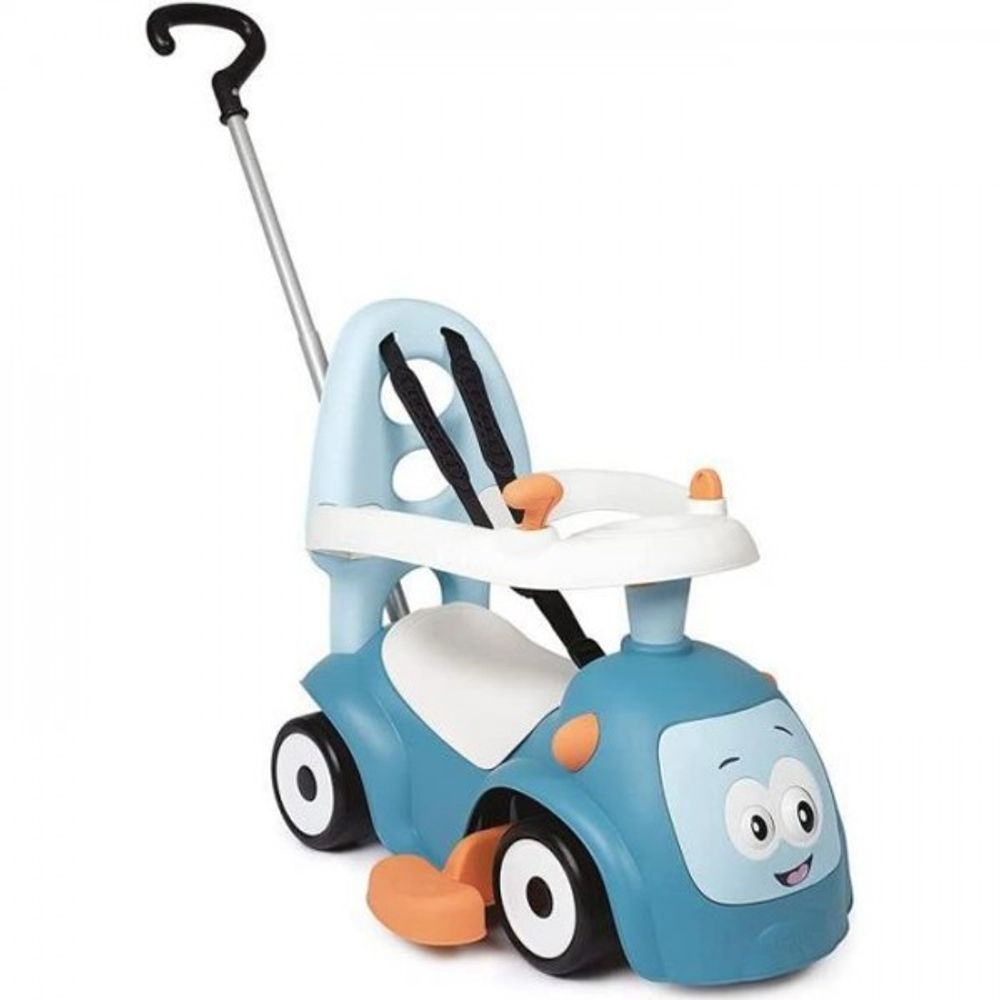 Porteur trotteur - maestro balade bleu - pour enfant des 6 mois - evolutif - roues silencieuses - klaxon