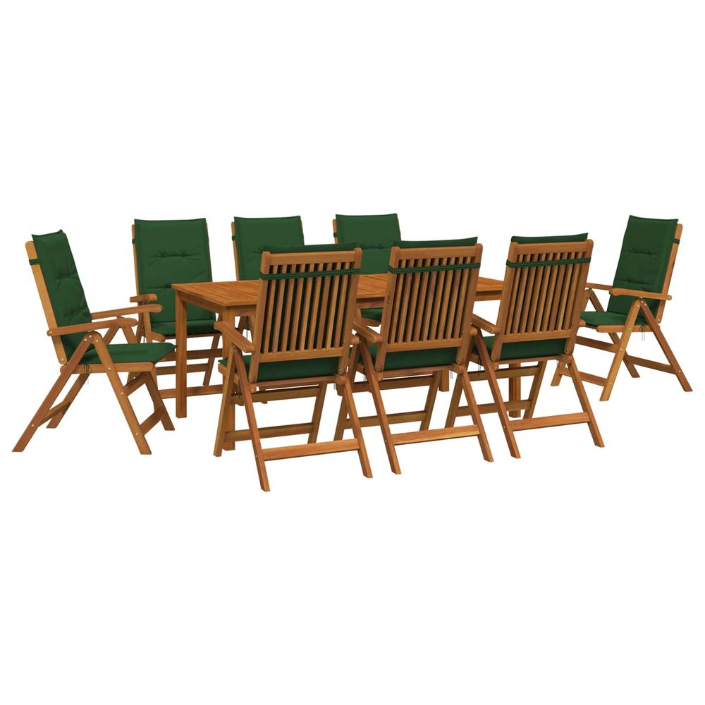 Ensemble de salle à manger pour jardin 8 place naturel