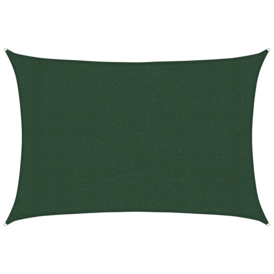 Voile d'ombrage 160 g/m² vert foncé 3x4 m pehd
