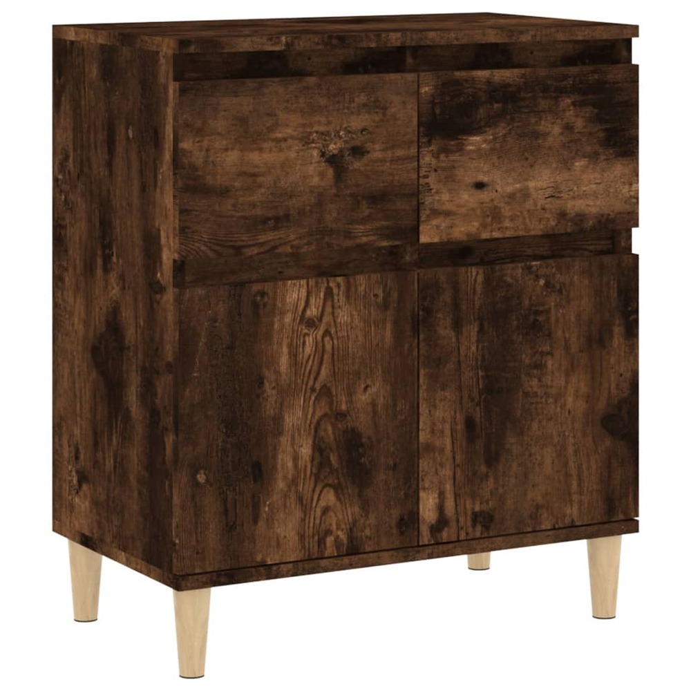 Buffet bahut commode armoire meuble de rangement organisateur cuisine salle de séjour salon 60 x 35 x 70 cm bois d'ingénierie