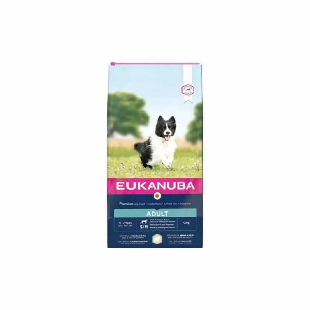 Croquettes chien adult small / medium agneau - eukanuba 2,5 kg