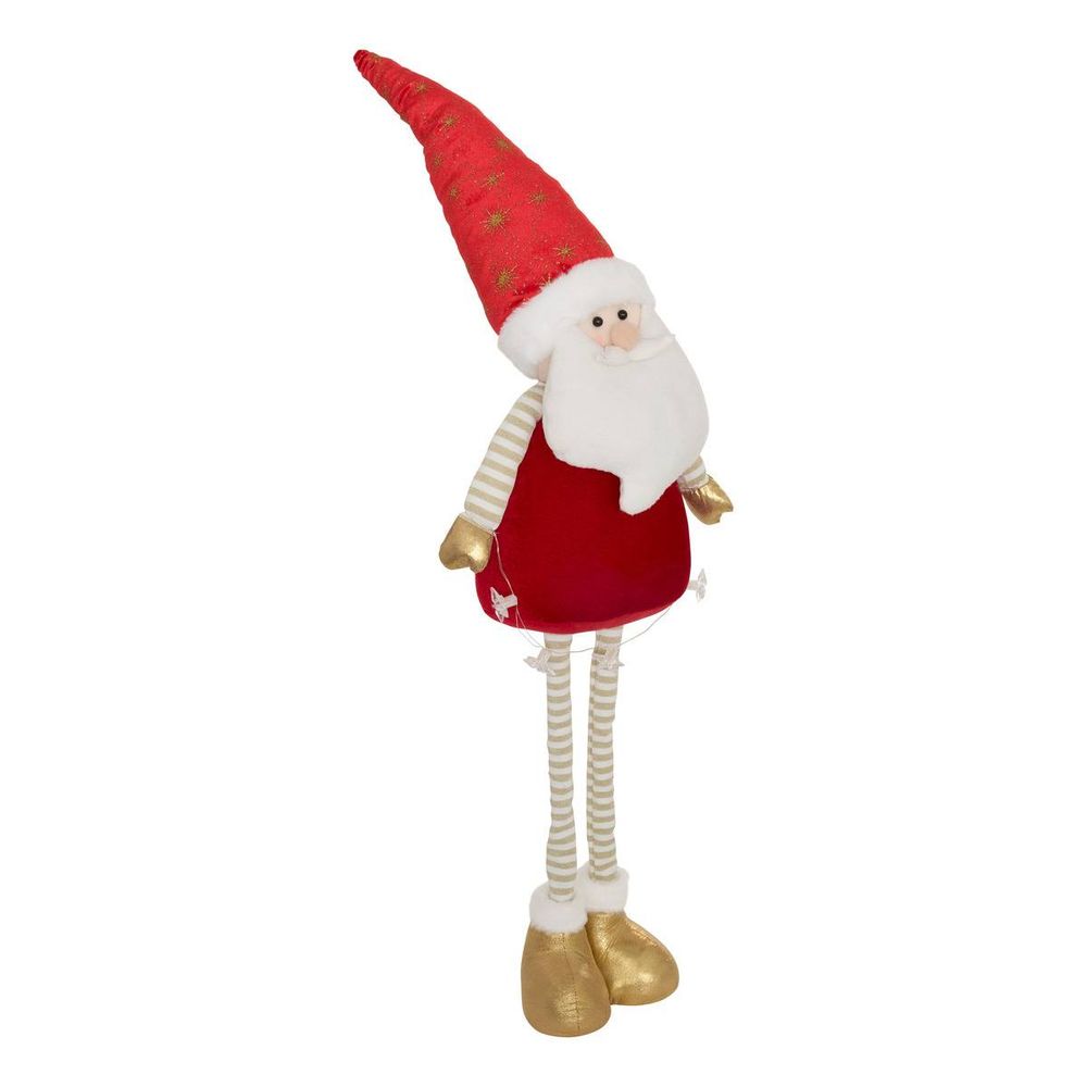 Père noël lumineux étoile led télescopique h. 113 cm
