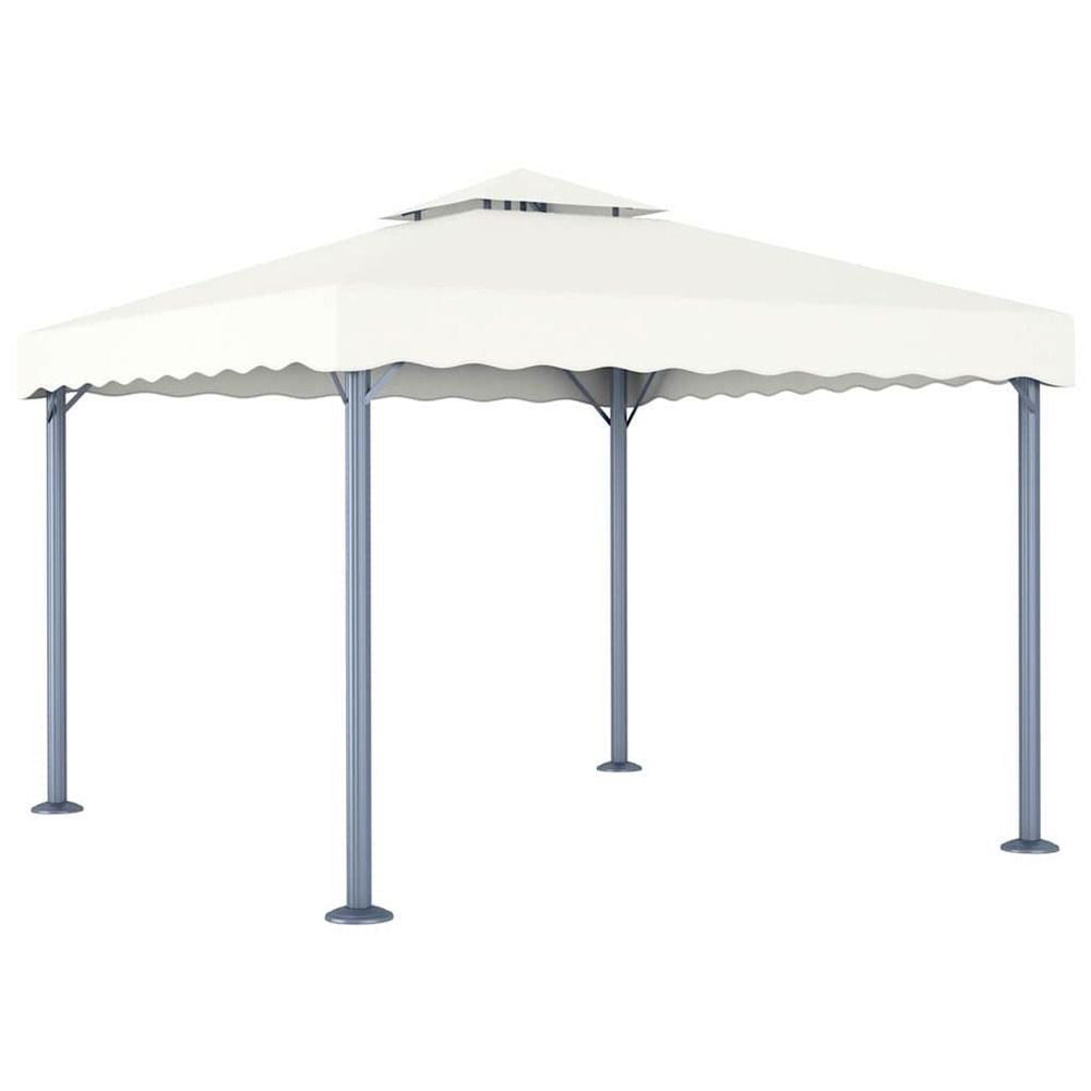 Tonnelle 300x300 cm crème aluminium