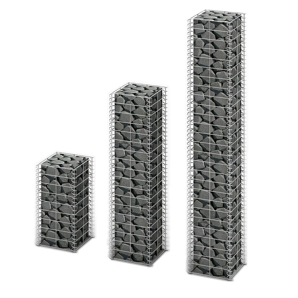 3 GABIONS EN FIL GALVANISE-(863019)