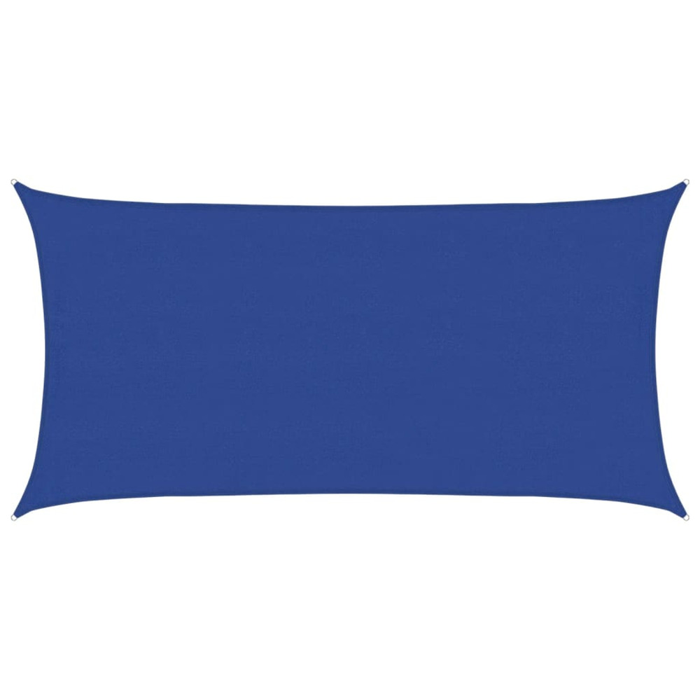 Voile d'ombrage 160 g/m² rectangulaire bleu 4x7 m pehd