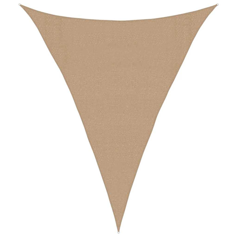 Voile d'ombrage 160 g/m² taupe 3x4x4 m pehd