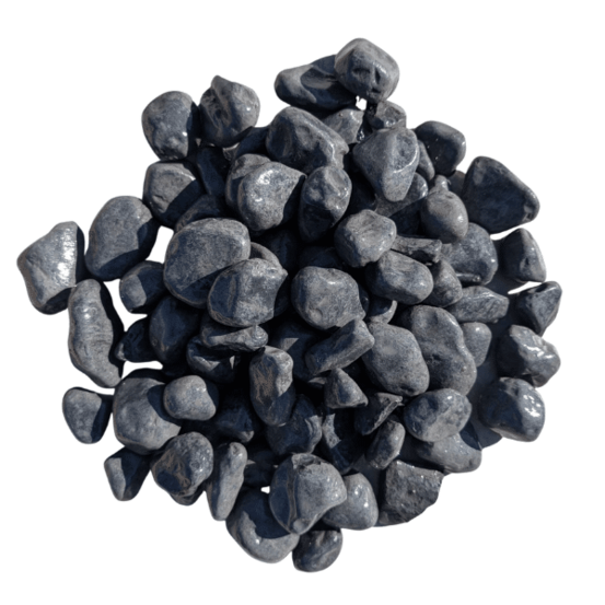 Galet marbre gris anthracite 25/40 mm – big bag +/- 400 kg – 6 m²