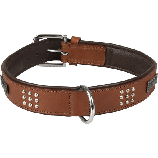 Collier cuir sedona brun taille xxl 51-60 cm pour chien