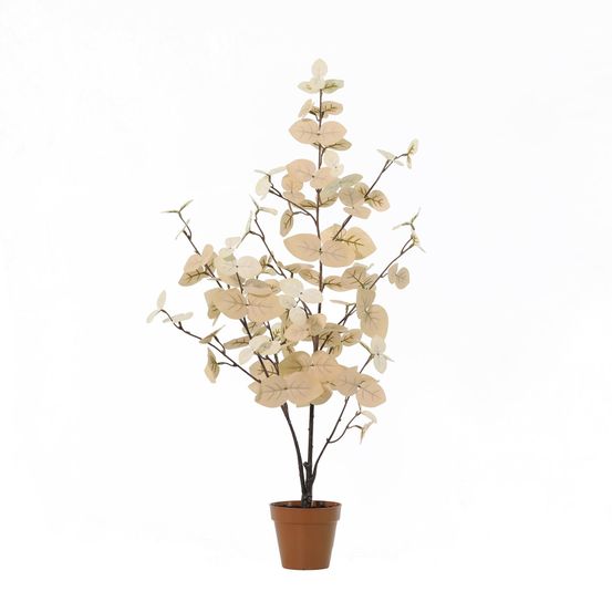 Eucalyptus blanc plante artificielle - h86 cm - ø13 cm