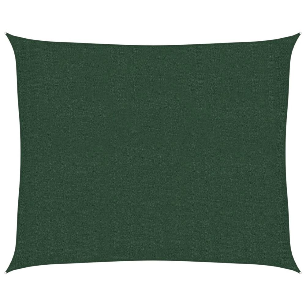 Voile d'ombrage 160 g/m² vert foncé 2,5x3 m pehd