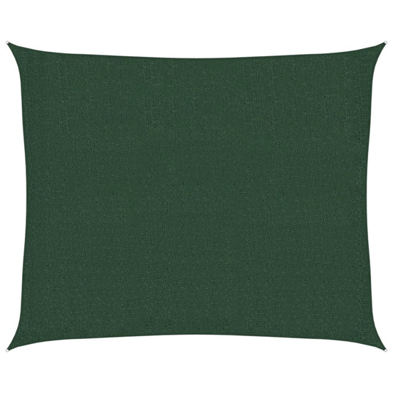 Voile d'ombrage 160 g/m² vert foncé 2,5x3 m pehd