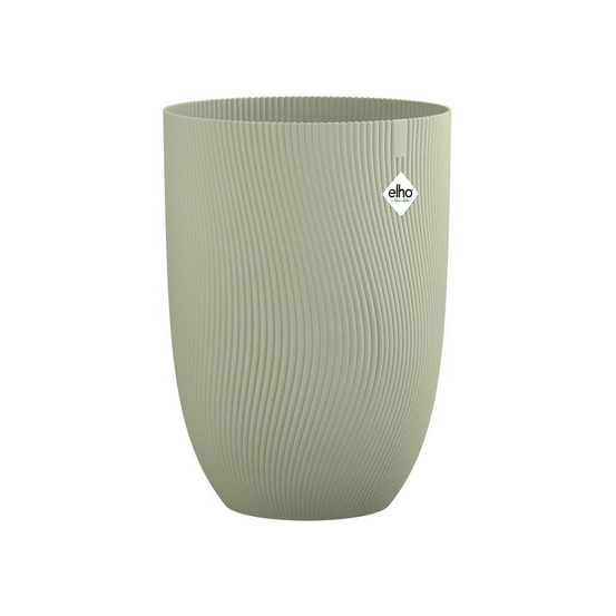 Pot de fleur haut - elho - sereh haut 40 - 50 l - ø 39 x h 53 cm - vert - balcon/intérieur/extérieur