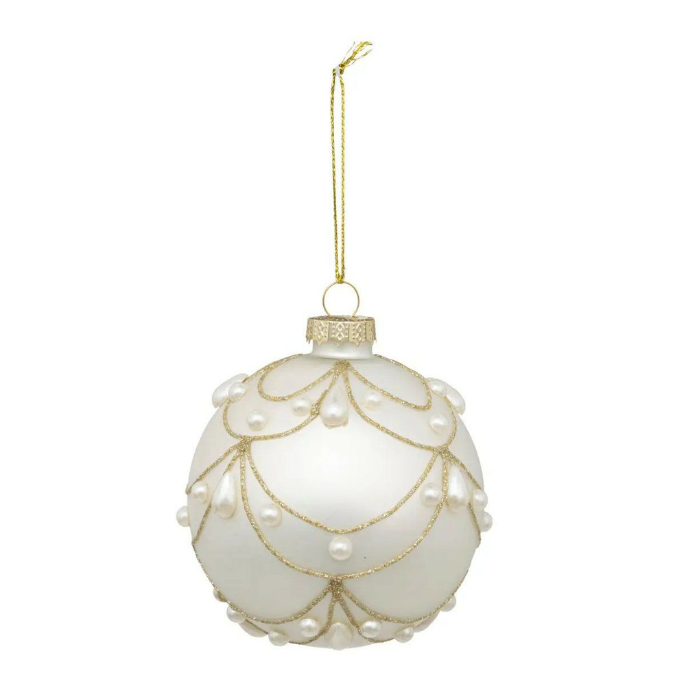 Boule de noël en verre 