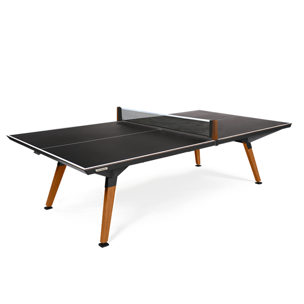 Table de ping-pong d'extérieur convertible origin outdoor - noire / filet tissu + filet aimanté / panneau origin : ping pong