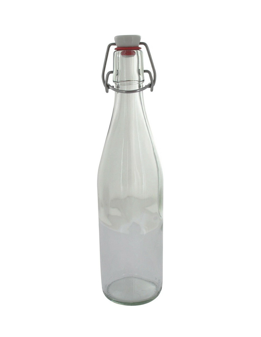 Bouteille en verre bouchon mécanique 0.5 litre - 3 pièces - 6,8 x 28cm - le parfait