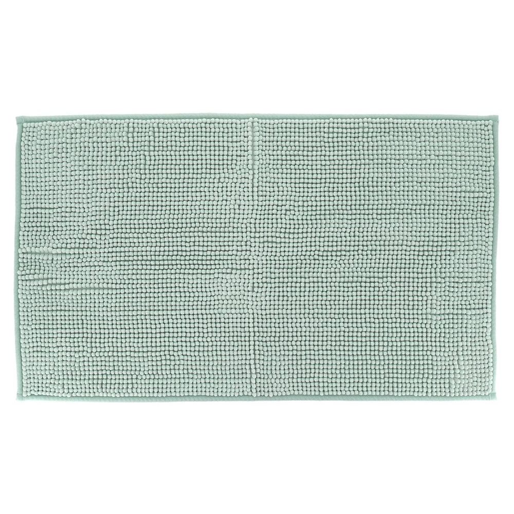 Tapis microfibre boules uni 45x75 cm - vert amande