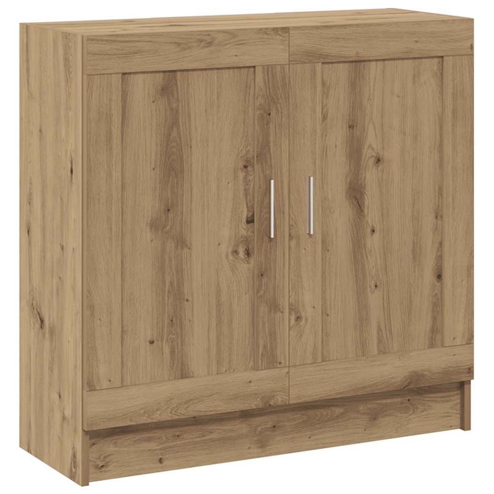 Bibliothèque chêne artisanal 82,5x30,5x80 cm bois d'ingénierie