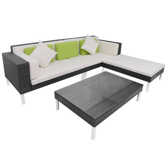 VIDAXL SALON DE JARDIN 4 22-(917486)
