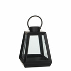 Mica decorations lanterne modern - 22.5x22.5x30.5 cm - le fer - noir