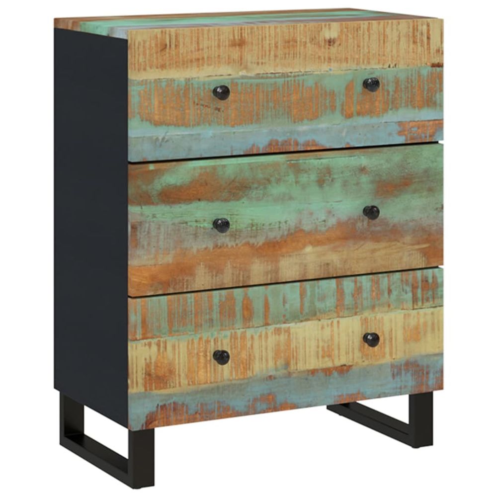 Buffet 60x33x75 cm bois massif de récupération