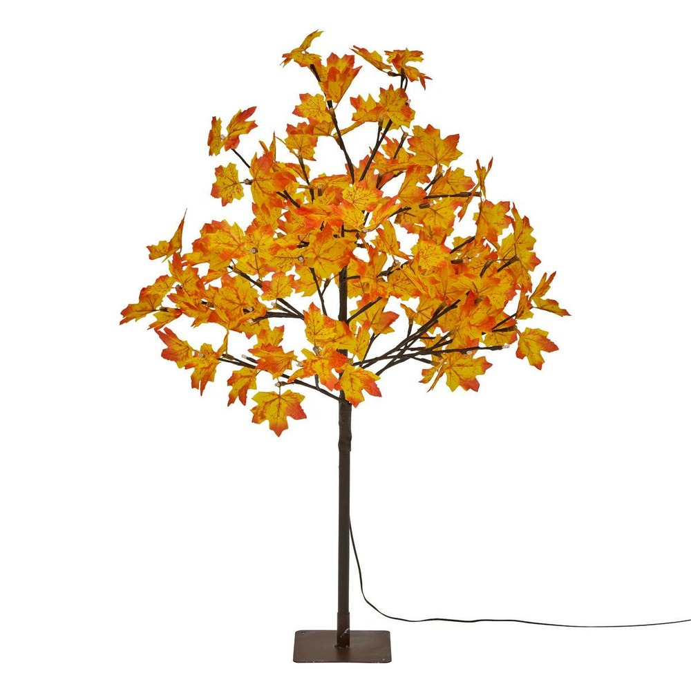 Arbre orange lumineux extérieur 92 led blanc chaud h. 90cm