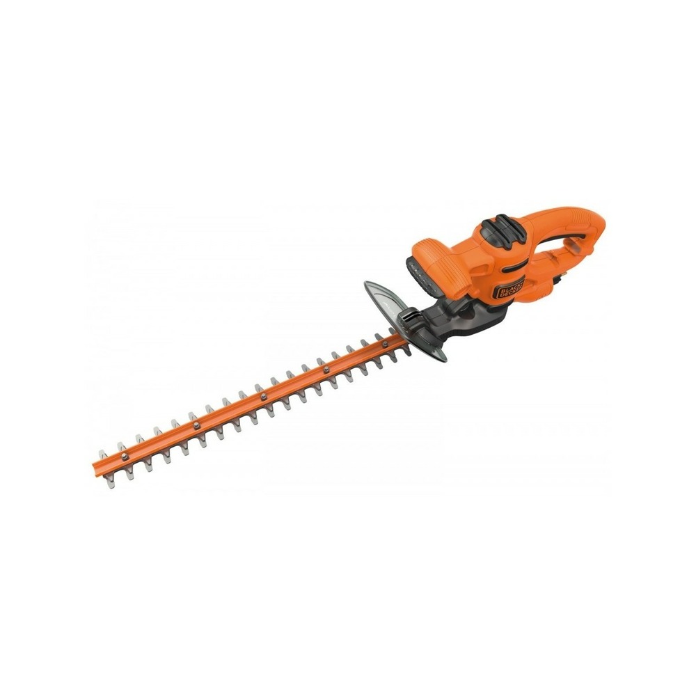 Taille-haie 420w lame 45 cm black + decker beht 201 lame double coupe double interrupteur