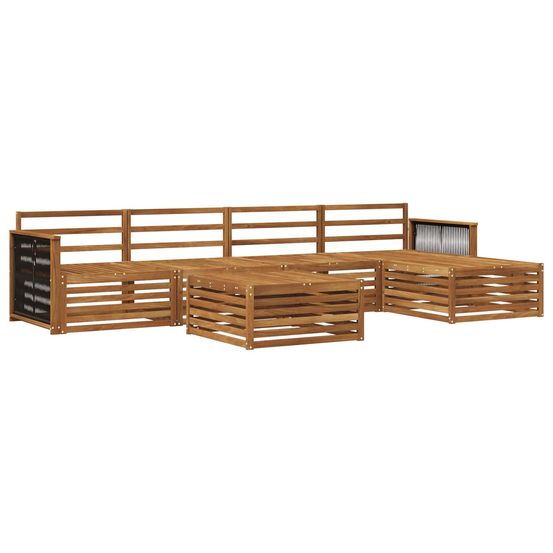 Ensemble de canapés d'extérieur 6 pc naturel