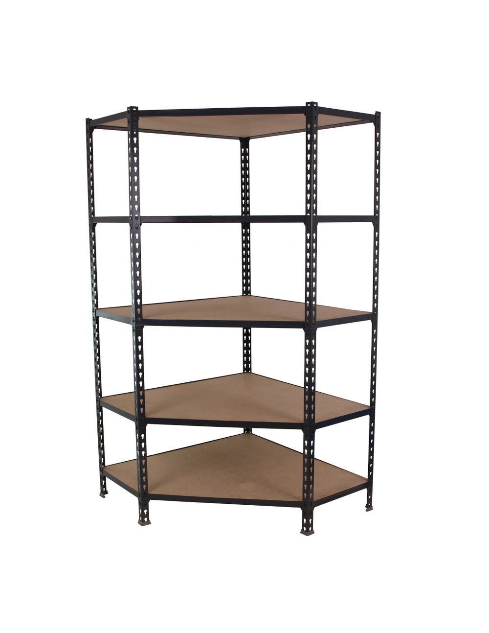 Etagère légère sans vis maderclick corner 5/400 1800 antracite/bois antracite/bois 1800x900x400 - simonrack