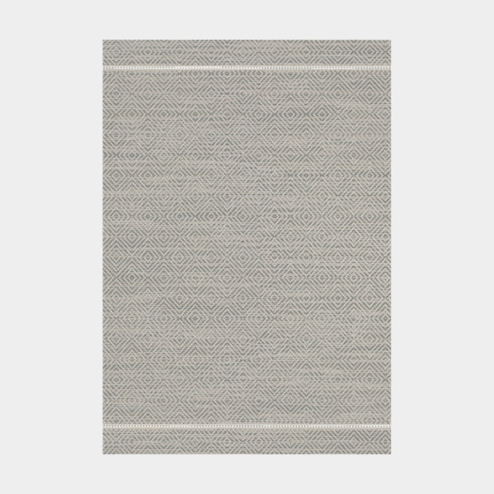 Tapis prisma gris - motif losanges - 160 x 230 cm