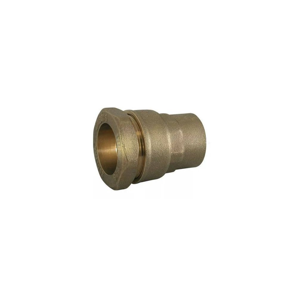 Raccord droit laiton cw617n femelle | compression pe pn25/pn16 - ø a: 40mm | ø b